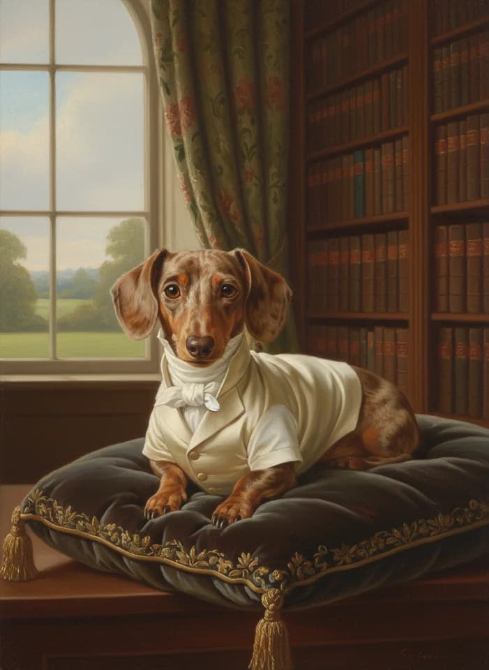 Regency Portrait pet portrait